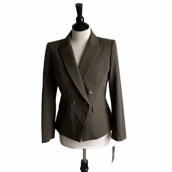 Tahari ASL Double Breasted Lapel‎ Blazer Jacket - Picture 2 of 7